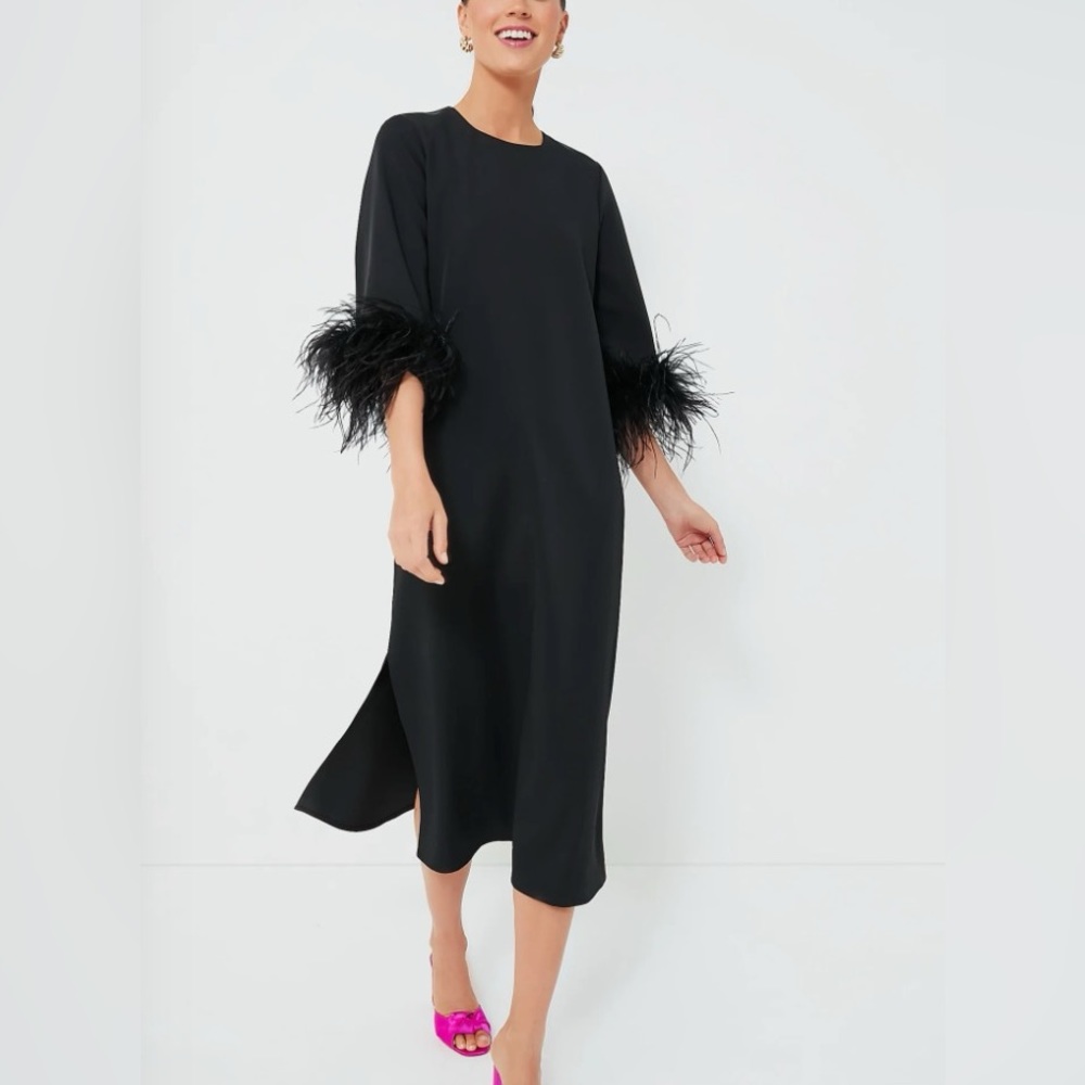 Tuckernuck Black Feather Jamie Dress XXS